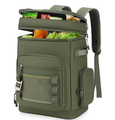 Insulated multifunctional backpack with multiple compartments and drink cooler Kalsten