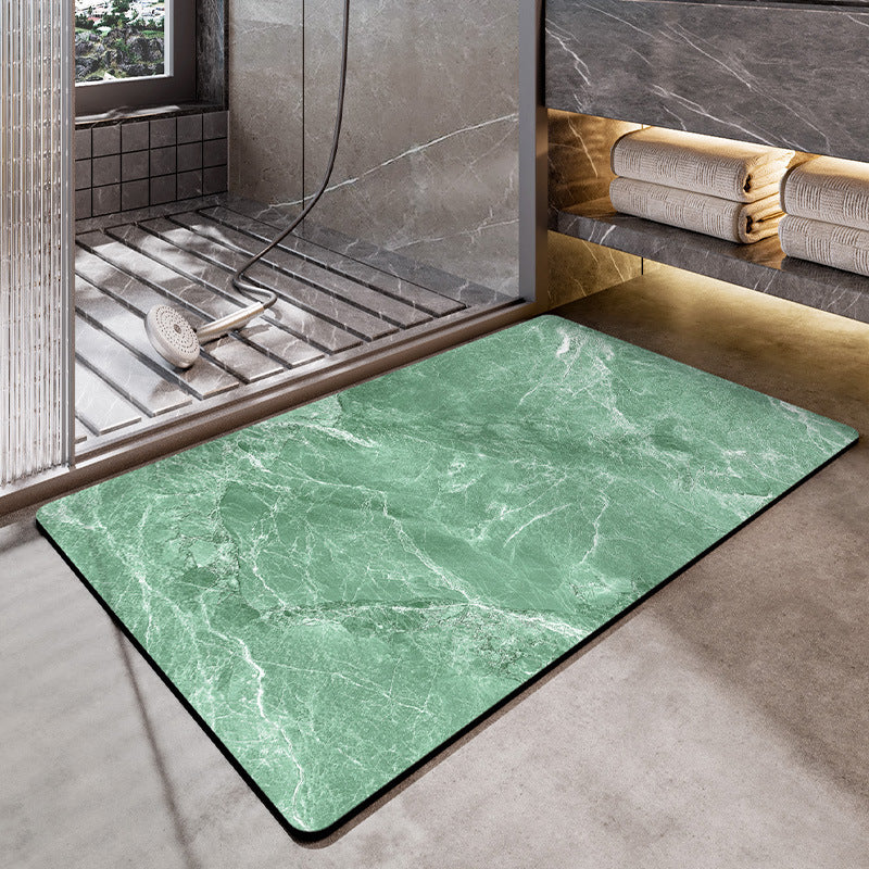 Marble Pattern Bath Mat Kalsten