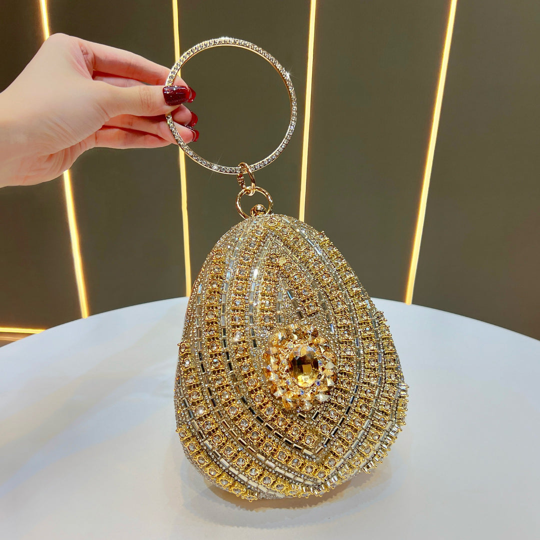 Decorative Rhinestone Handheld Clutch