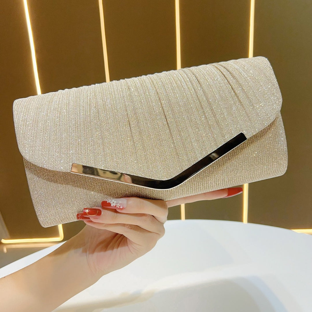 Elegant Pleated Clutch Bag
