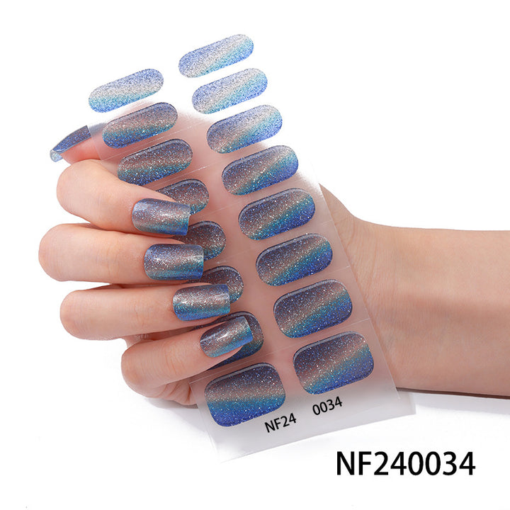 Sparkling Glossy Nail Wraps