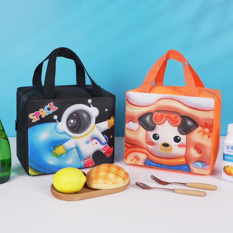 Cute Cartoon Themed Insulated Lunch Bag