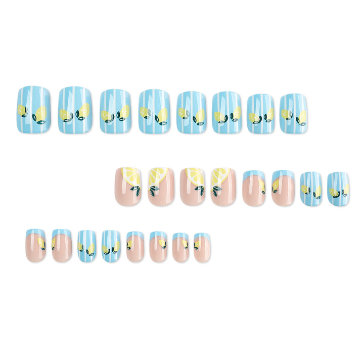 Artful Nail Art with Fruity Lemon Design Kalsten