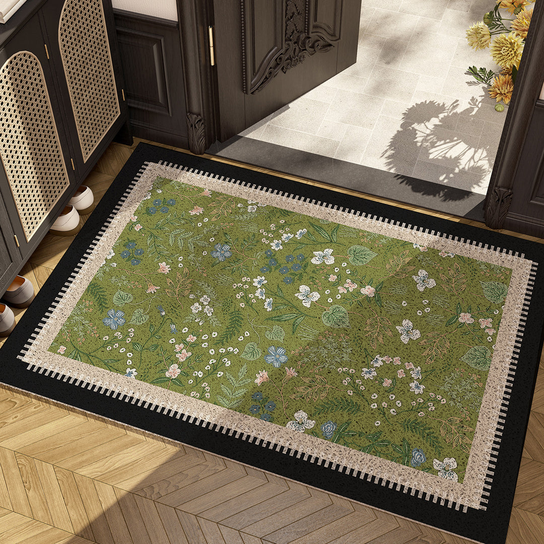 Floral Pattern Area Rug Kalsten