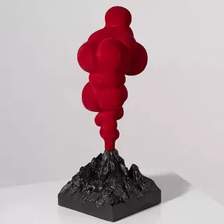 Volcanic Eruption Decorative Sculpture