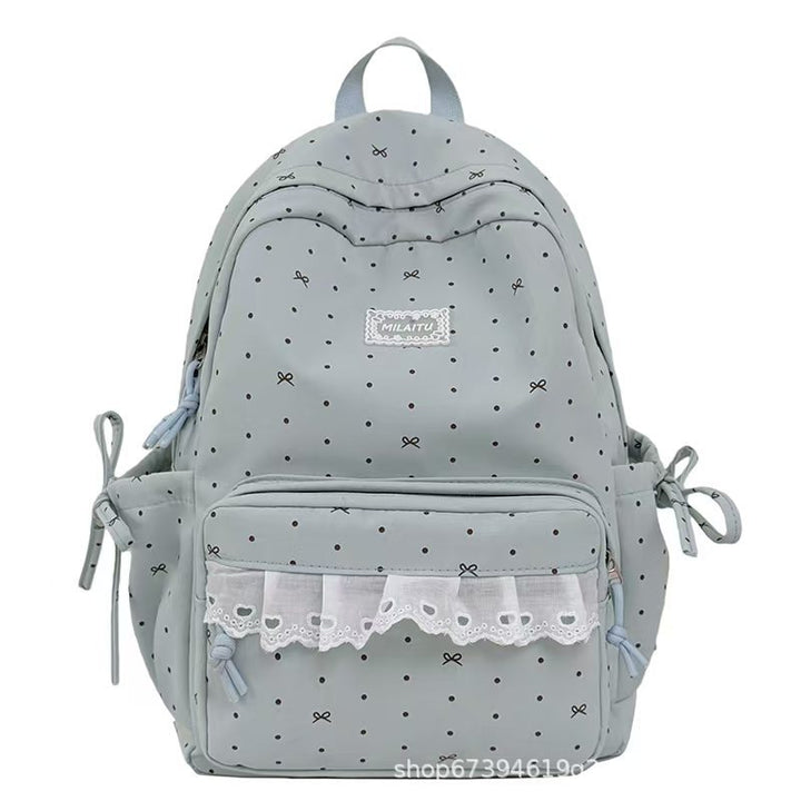 Decorative Ruffled Backpack Kalsten
