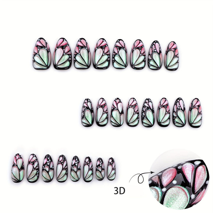 Artistic Butterfly Nail Art Kalsten
