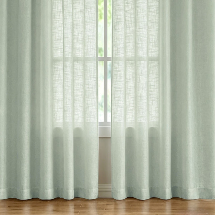 Sheer Linen Window Curtains Kalsten