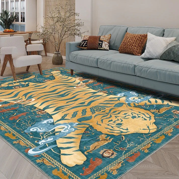 Botanical Pattern Area Rug