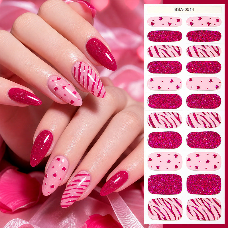 Artistic Floral Nail Wraps
