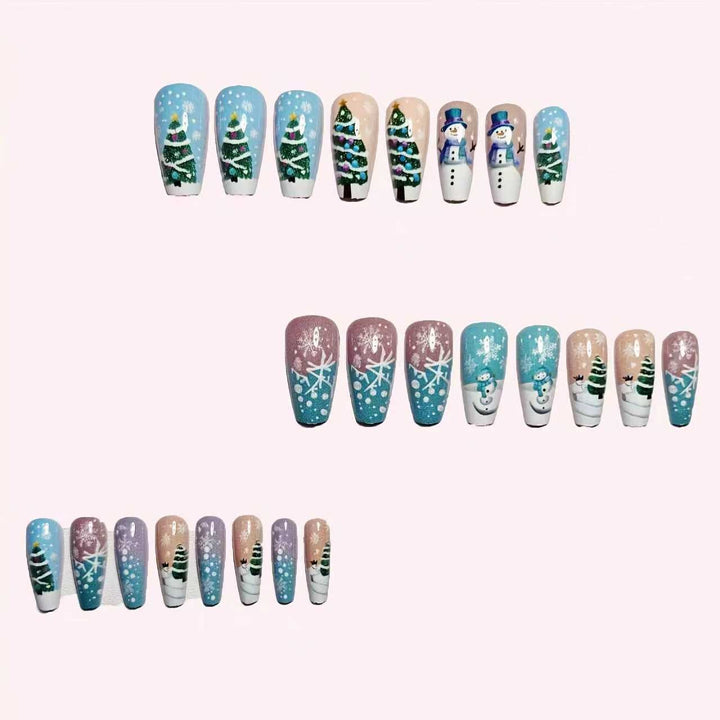 Festive Holiday Nail Art Design