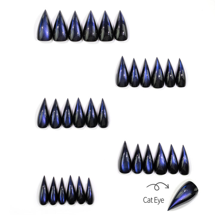 Cat Eye Press-On Nail Design Set