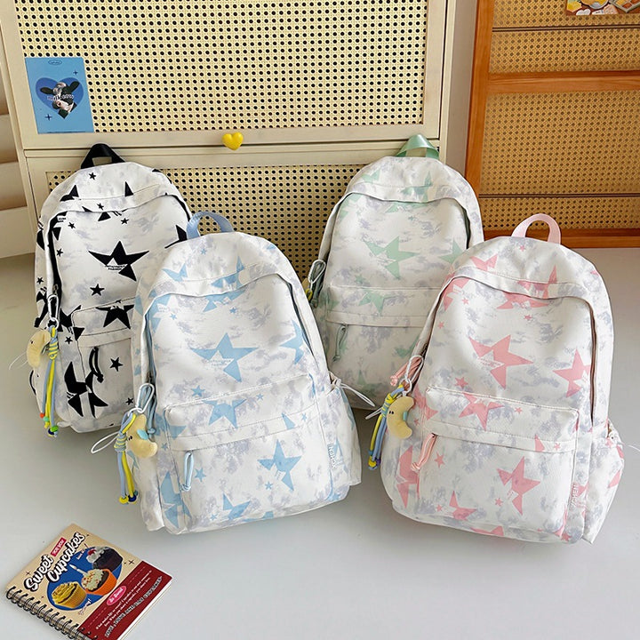 Trendy Star-Printed Backpack Kalsten