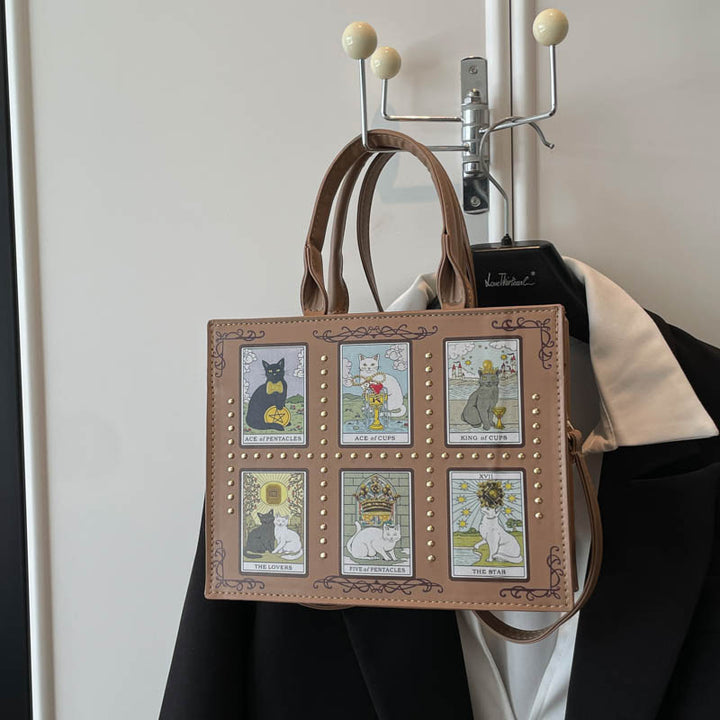 Cat-Themed Art Tote
