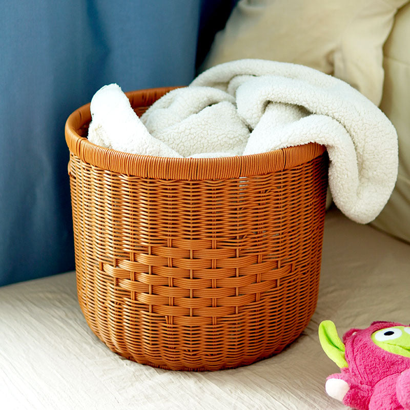 Stylish Round Woven Storage Basket Kalsten