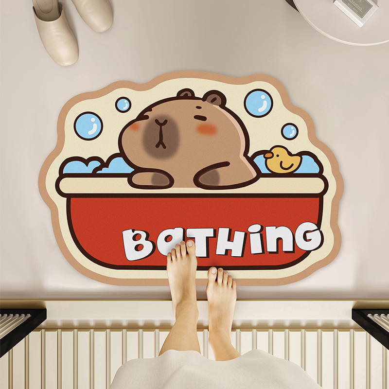 Cartoon Character Door Mat for Home Entryway