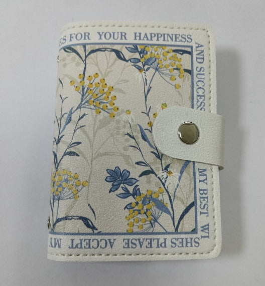 Floral Print Zippered Wallet Kalsten