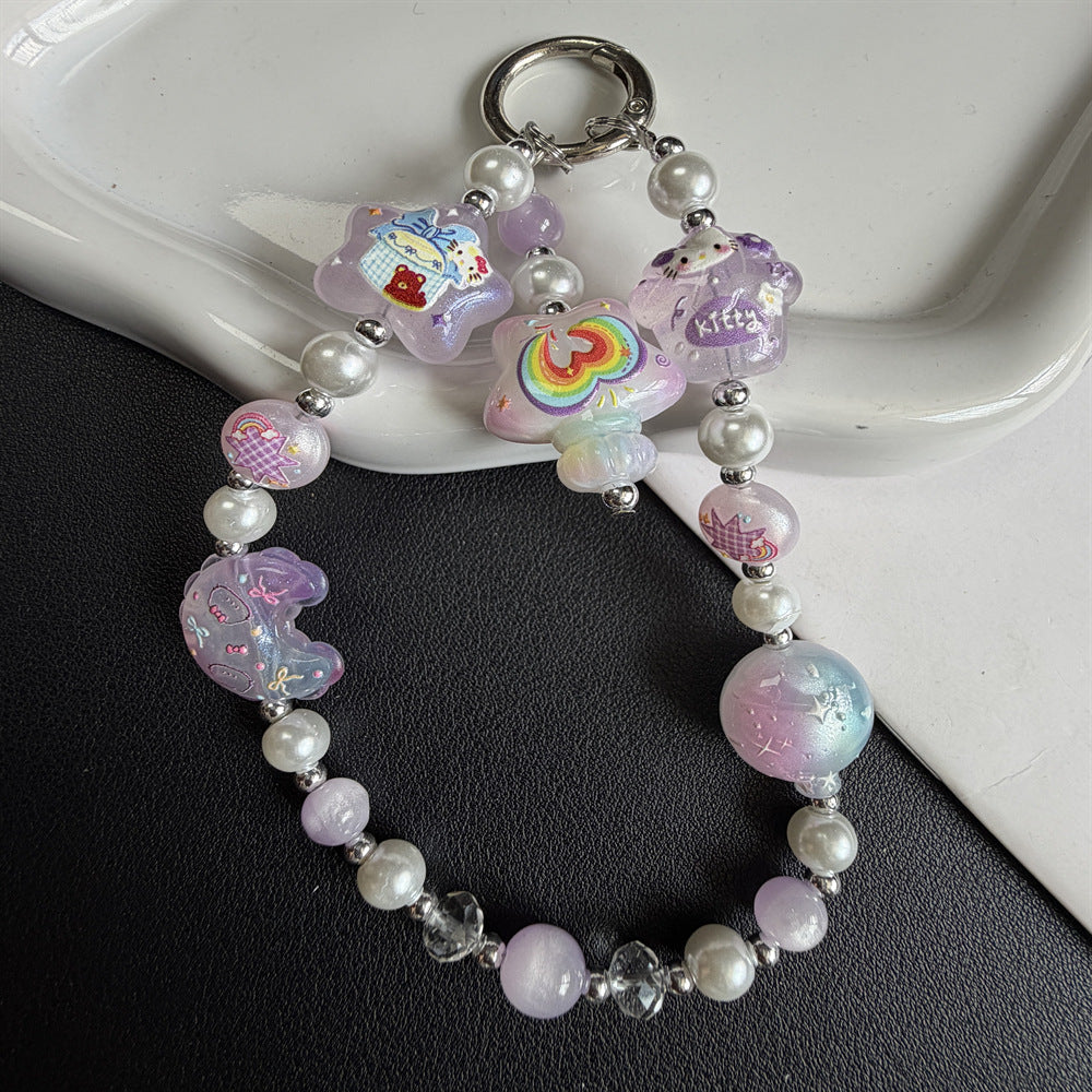Cute Beaded Charm Keychain Kalsten