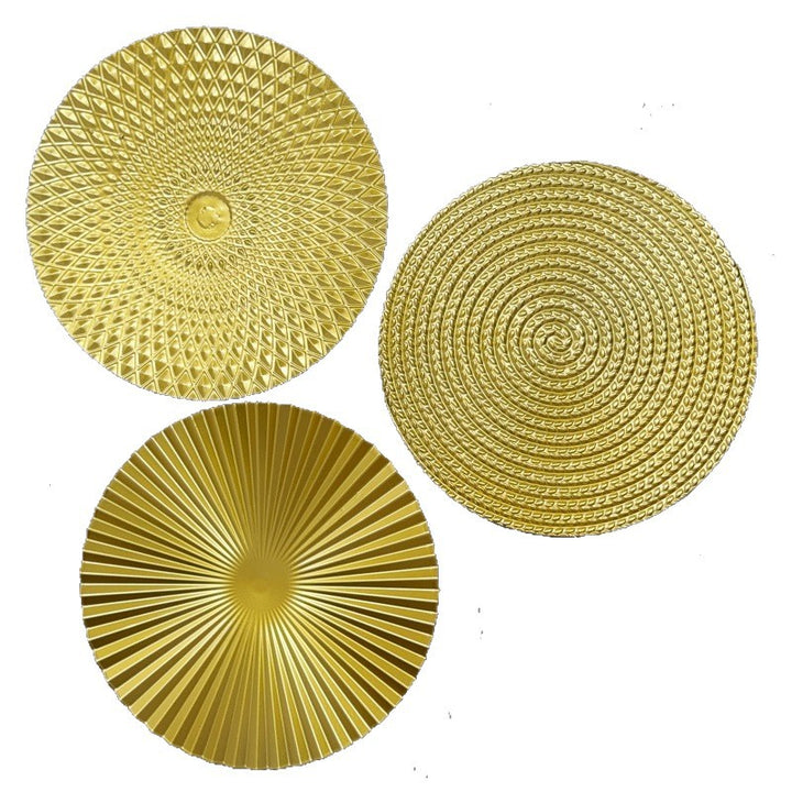Decorative Embossed Placemats Set Kalsten
