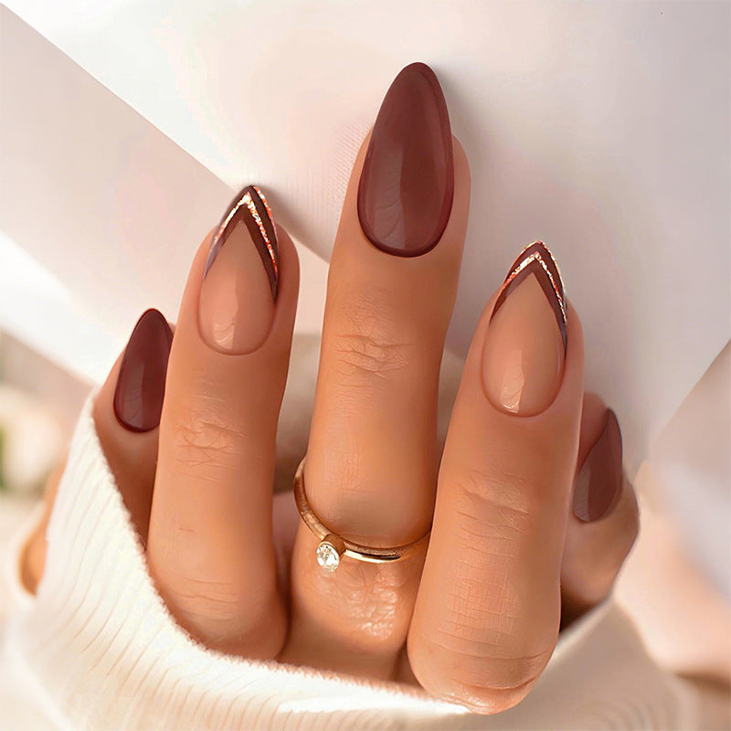 Elegant Press-On Nail Kit with Premium Glossy Finish Kalsten