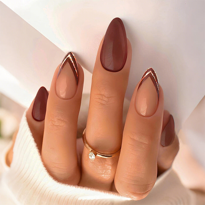 Elegant Press-On Nail Kit with Premium Glossy Finish Kalsten