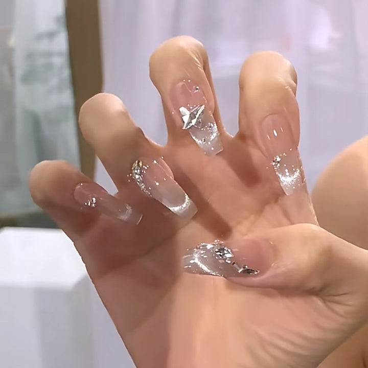 Artificial nails with heart design Kalsten