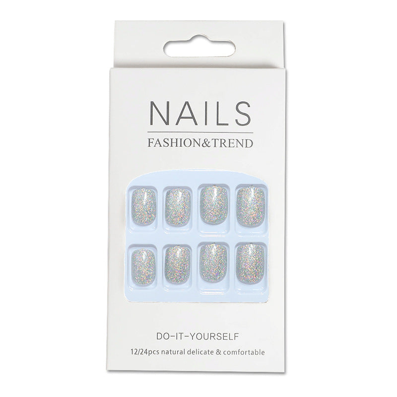 DIY Glitter Press-On Nails Kalsten