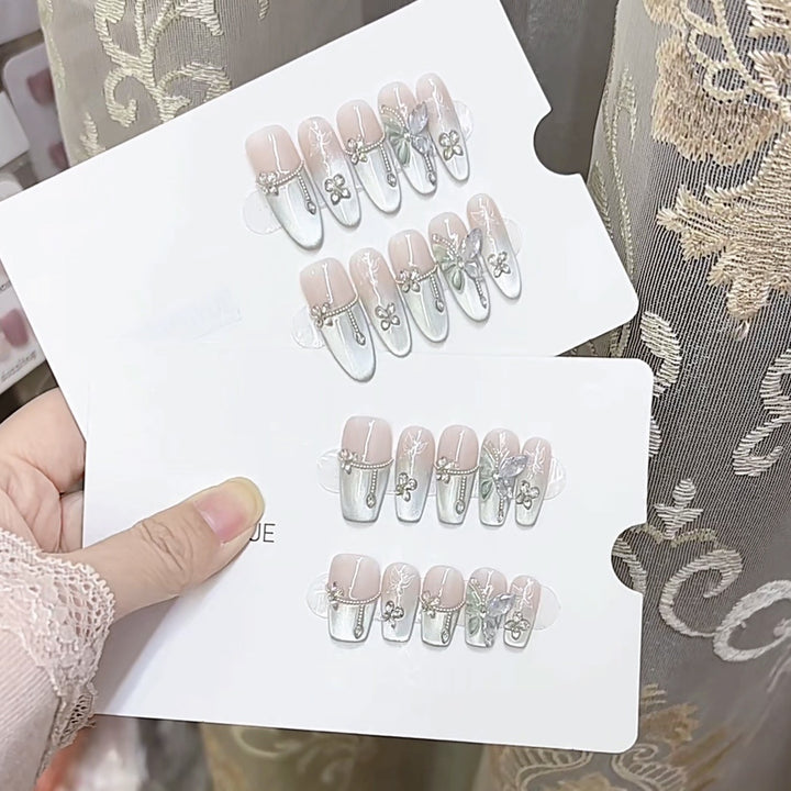 Elegant Decorative Press-On Nail Art Set Kalsten