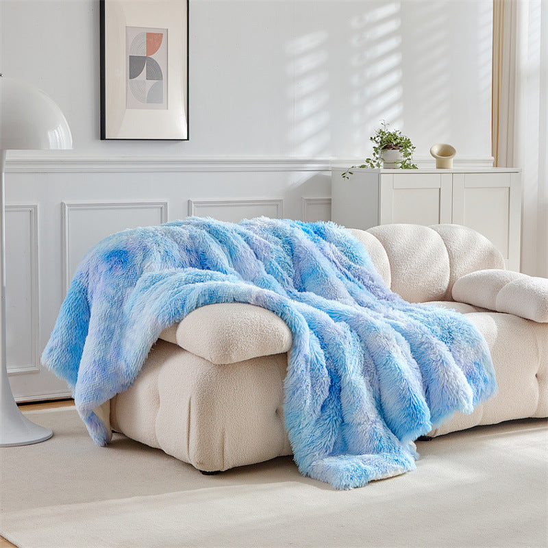Luxurious Faux Fur Throw Blanket Kalsten