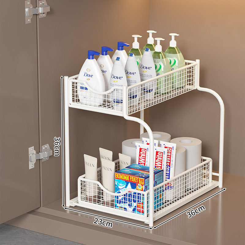 Two-Tier Under-Shelf Storage Organizer Kalsten