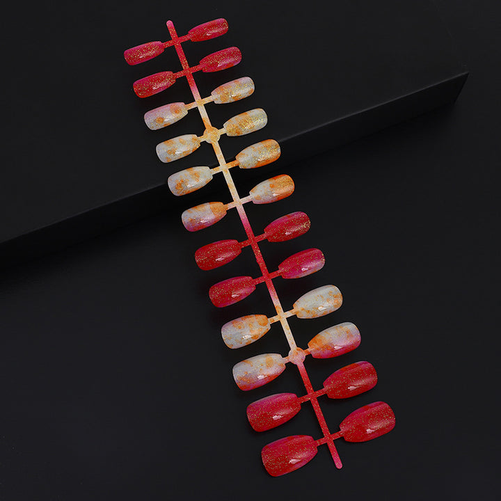 Luxury glitter design artificial nails Kalsten