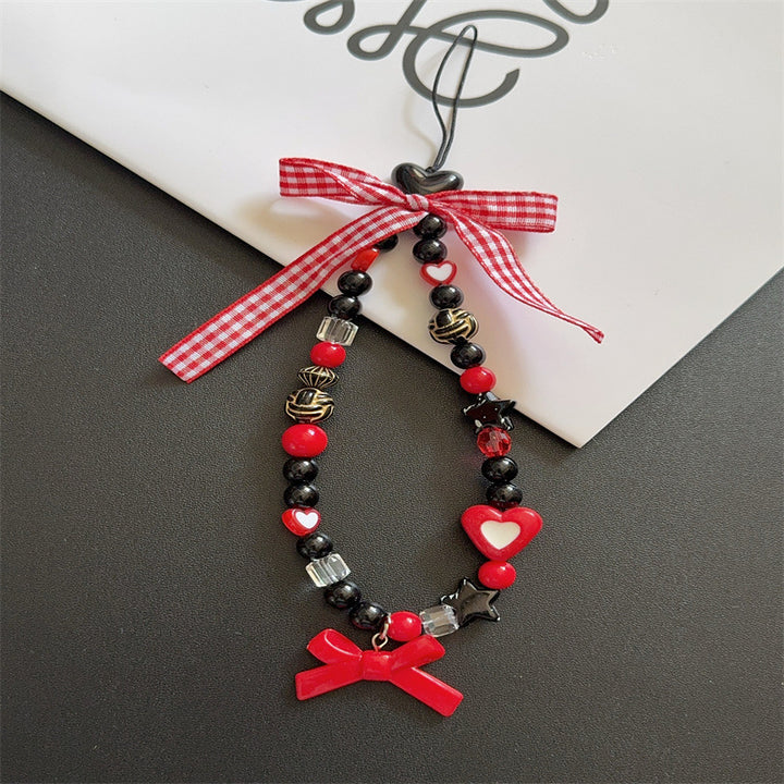 Heart-Themed Beaded Accessory Kalsten
