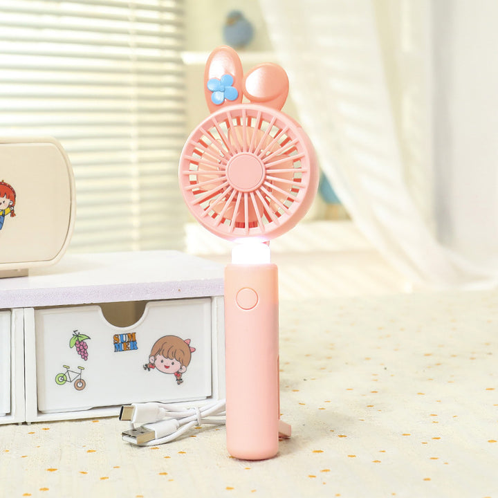 Women's Portable Bunny Design Hand Fan Kalsten