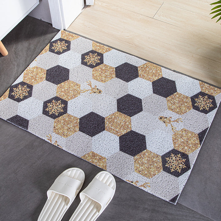 Geometric Patterned Entrance Mat