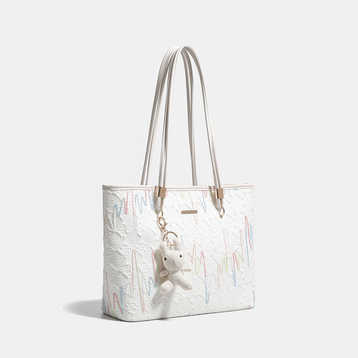 Elegant Floral Patterned Tote Bag