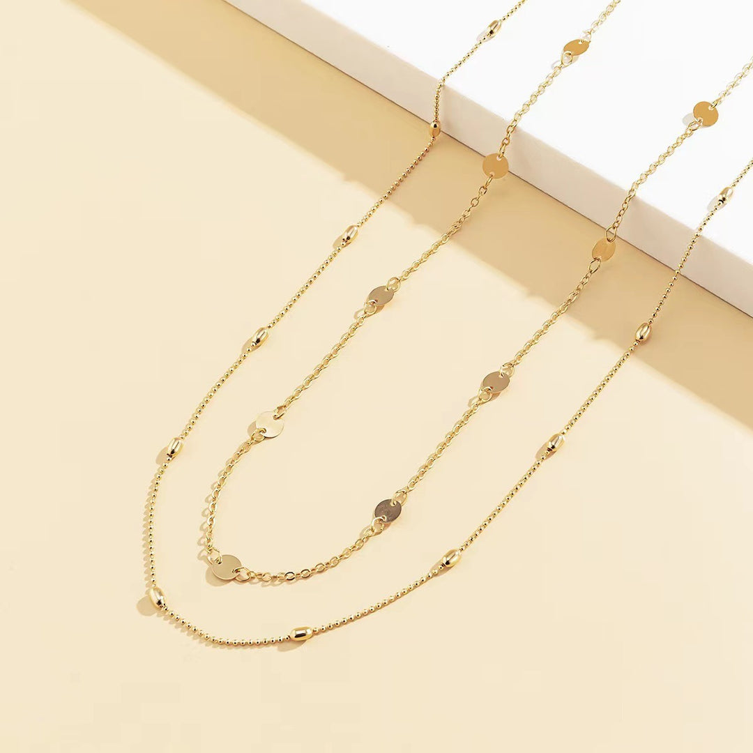 Layered Charm Necklace Kalsten