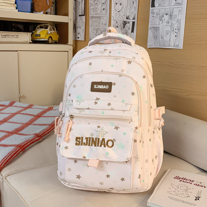 Cute Star-Embellished Everyday Backpack Kalsten