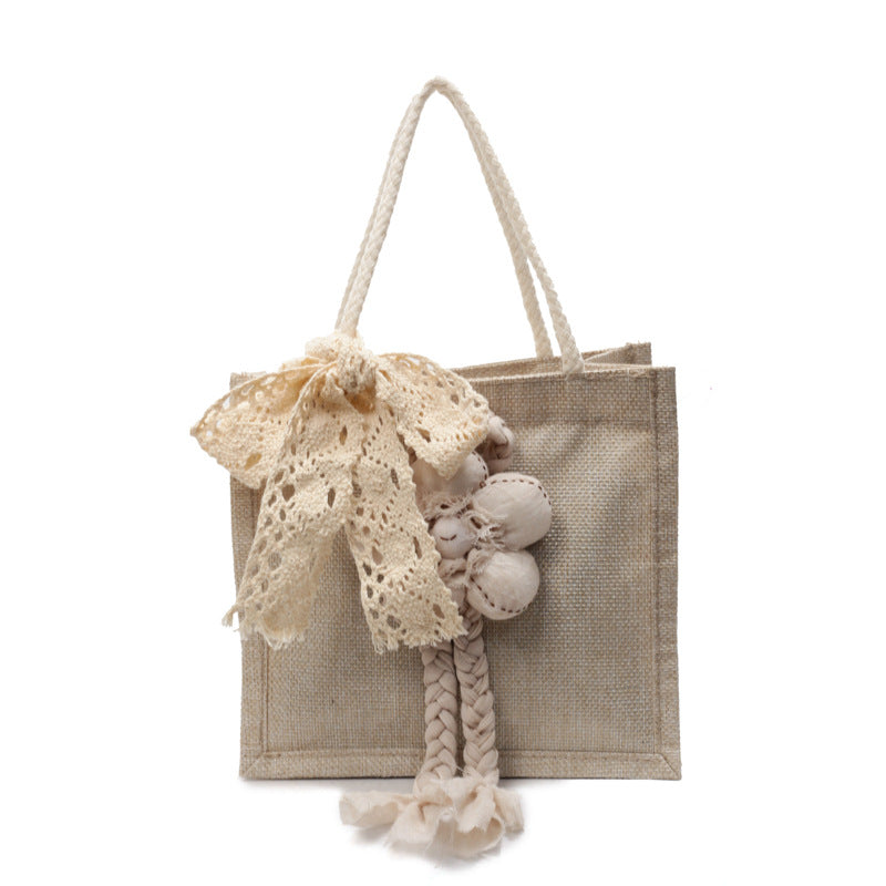 Artisan Floral Accent Handbag