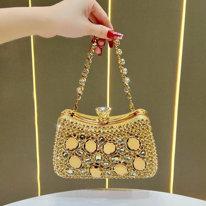 Opulent Bejeweled Evening Clutch