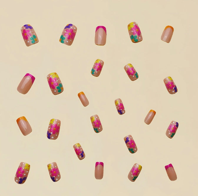 Floral Themed Nail Art Kalsten