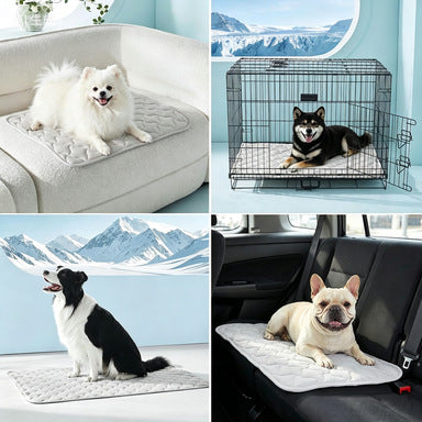 Unisex nan cooling quilted dog mat with non-slip bottom Kalsten