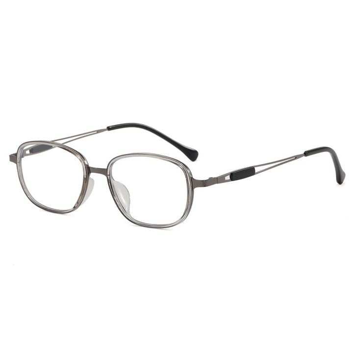 Fashionable sunglasses with square frame and slim metal frame Kalsten