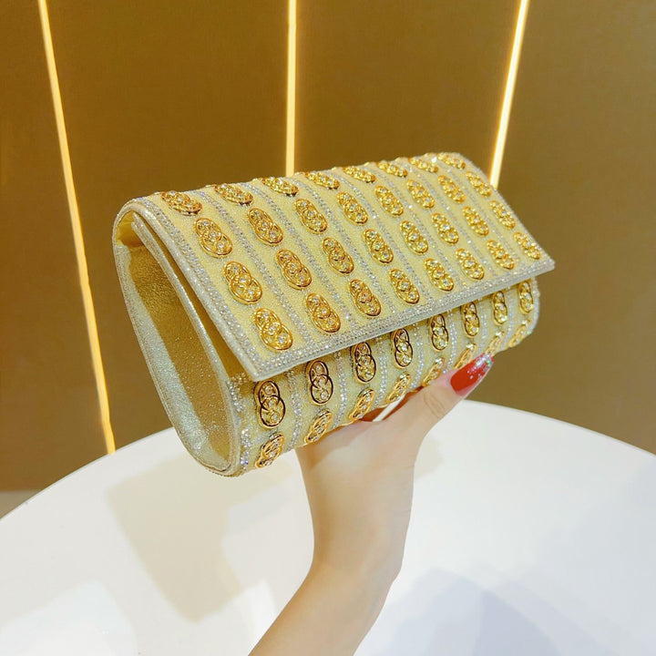Decorative Rhinestone Clutch