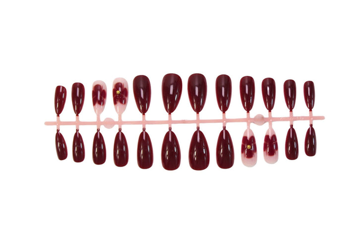 Nail art set with modern floral accents Kalsten