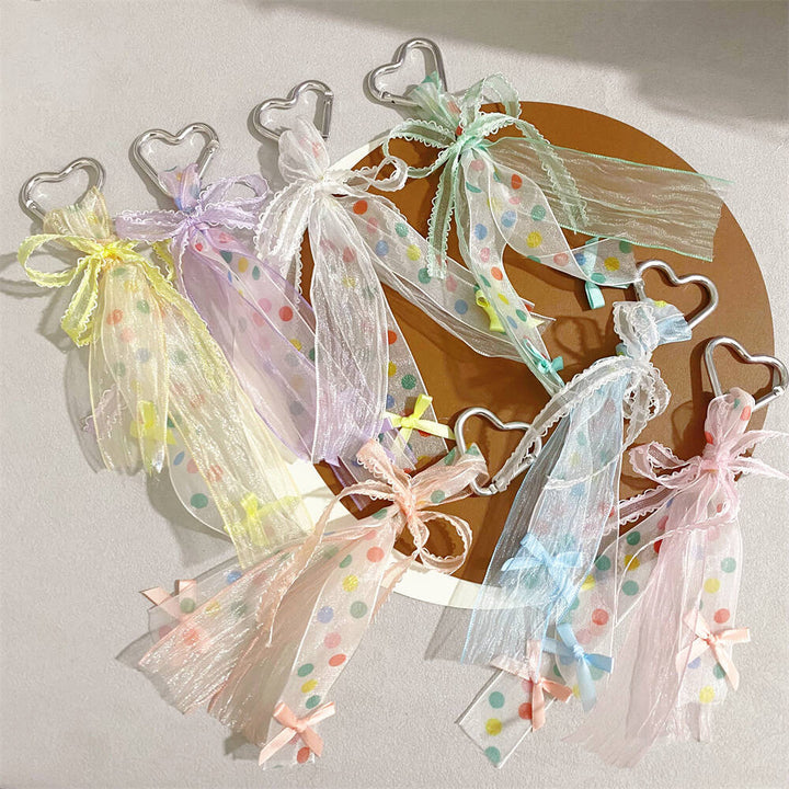 Decorative Heart-Shaped Keychain kalsten