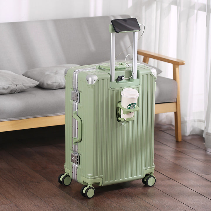 Unisex Smart Travel Suitcase with USB Charging Port Kalsten