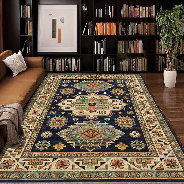 Vintage-Inspired Geometric Area Rug