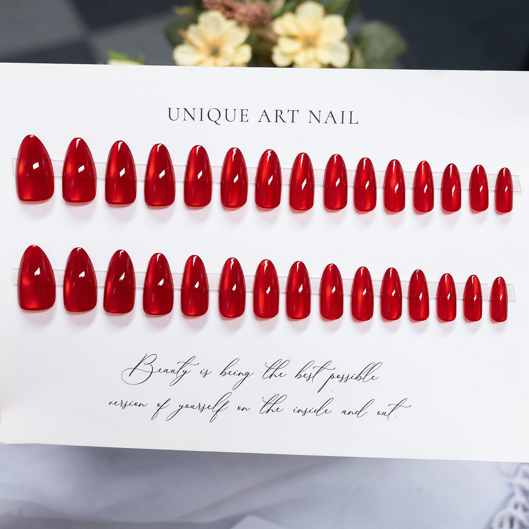 Glossy Long Stiletto Press-On Nails