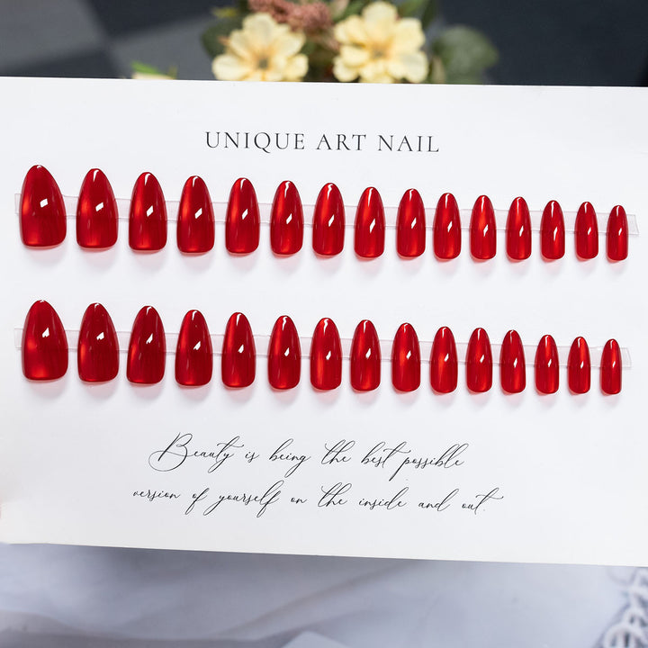 Glossy Long Stiletto Press-On Nails