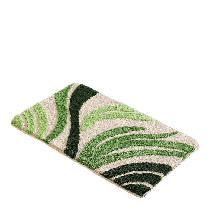 Floral-Inspired Decorative Bath Rug Kalsten
